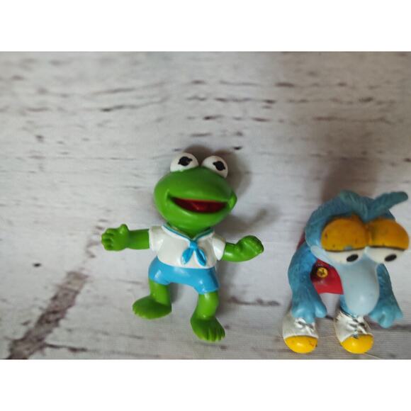 Vintage Muppet Babies KERMIT & GONZO PVC Figure 1986 McDonalds - Picture 4 of 7